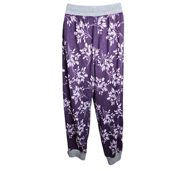 Live‎ Love Lounge Womens Pajama Set XXL Tropical Leaves Karen Neuburger Stretch - Picture 10 of 12
